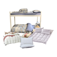 伊伊爱 全棉格子宿舍值班室六件套