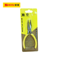波斯(BOSI)迷你弯嘴钳(5"/125mm)把