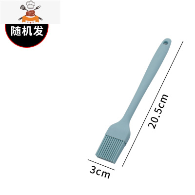 油刷子厨房烙饼硅胶刷烧烤刷煎饼家用可高温油刷烘焙小刷子 敬平 1条一体刷
