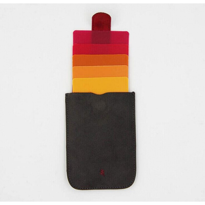 新款迷你零钱卡包二合一男小巧二代层叠式抽拉卡包渐变女设计-定制黑红渐变(一代牛津布防水)黑红渐变(一代牛津布防水)