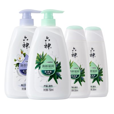 六神滋润系列沐浴露 750ml