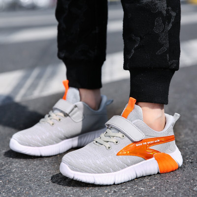 绛天童鞋小戏骨方东海同款韩版亮片撞色拼接透气飞织面运动休闲鞋男女孩小朋友跑步鞋