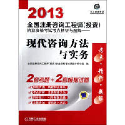 正版新书]2013全国注册咨询工程师(投资)执业资格考试考点精析