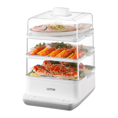 LOTOR电蒸锅大家庭容量整机可折叠收纳方便受热均匀DZG-5