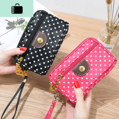 四拉链尼龙布手拿短款钱包女零钱钥匙大屏手机手腕小包袋运动百搭NEW LAKE女手包