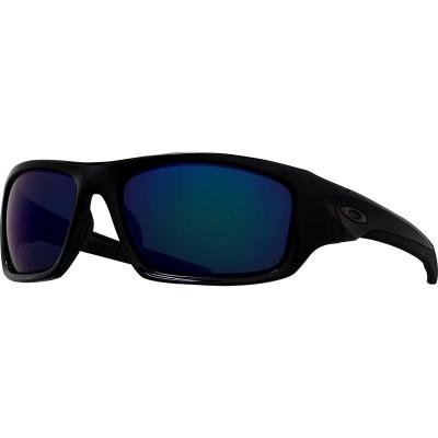 欧克利(OAKLEY)高清偏光防滑运动街拍女款太阳镜耐用轻便抗冲击蓝 Polished_Black/Deep_Blue_Polar