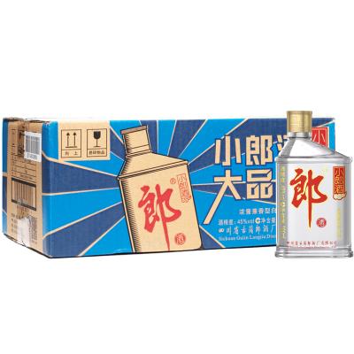 酒厂自营-郎酒经典小郎酒45度兼香型白酒100ml*24瓶整箱装光瓶白酒