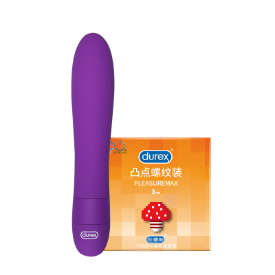 杜蕾斯（Durex）多速震动棒1个+凸点螺纹3只女用高潮按摩自慰器G点刺激震动棒夫妻情爱玩具成人情趣用品
