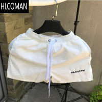 HLCOMAN三分短裤男 超短裤 宽松大裤衩大裤头夏季男士裤子情侣短裤子潮流