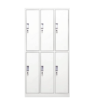 钢制六门更衣柜