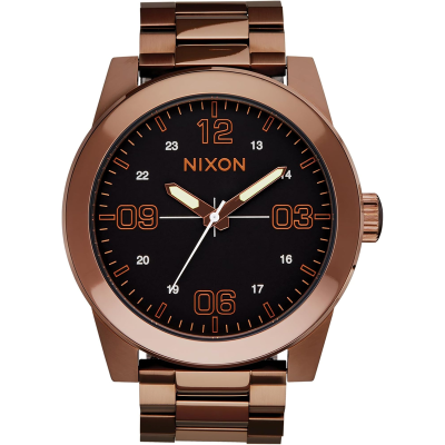 Nixon男表Corporal 不锈钢腕表 日式石英机芯 简约轻奢商务送男友