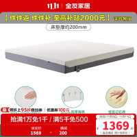 全友家居护腰记忆棉床垫主卧室家用双人床垫子加厚海绵床垫