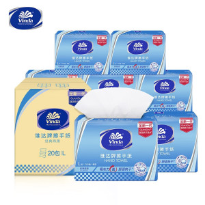 维达(Vinda) VS2289 擦手纸加厚酒店厕所商用厨房卫生纸巾200抽*20包/箱