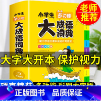 [4本套]大语文+素材+成语+英语字典 [正版]2025年小学生大成语词典小学多功能大全四字彩图彩色版解释书中华现代汉语