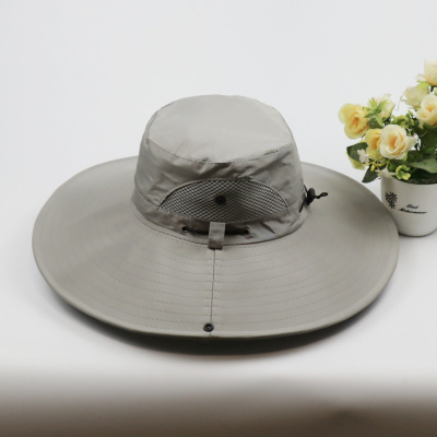 防水速干面料遮阳帽夏季户外旅游海滩登山渔夫帽骑行探险太阳帽子