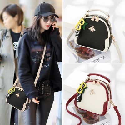 LI李公子-高品质大容量-小蜜蜂双肩包夏季新款时尚韩版百搭个性单肩斜跨包女手提包