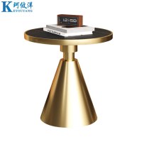 珂攸洋边几金色黑面600*600*600mm张