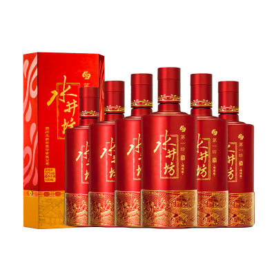 【苏宁超市】水井坊.鸿运装52度500ml*6 浓香型白酒