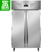 圣托(Shentop)大容量保鲜柜双开门 商用厨房立式冰柜 学校饭堂大型冷冻冰箱 DHB10