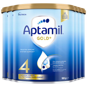 [6罐装]Aptamil澳洲原装进口爱他美金装4段2岁以上婴幼儿配方奶粉900g