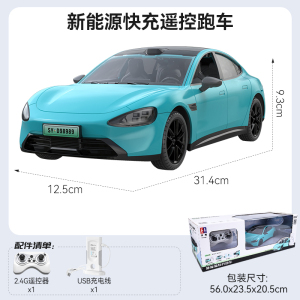 双鹰新能源智能遥控车玩具车带快充儿童生日玩具车男孩女孩1663