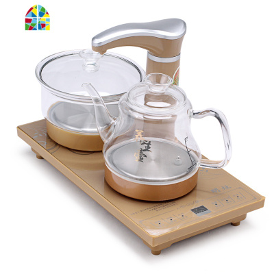 全自动上水电热水壶智能家用玻璃烧水壶抽水式茶具电茶炉保温一体 FENGHOU 半自动保温壶款