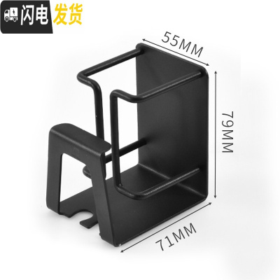 三维工匠不锈钢免打孔牙刷架置物架吸壁式简约创意洗漱口杯座情侣挂牙刷架 情侣牙刷架