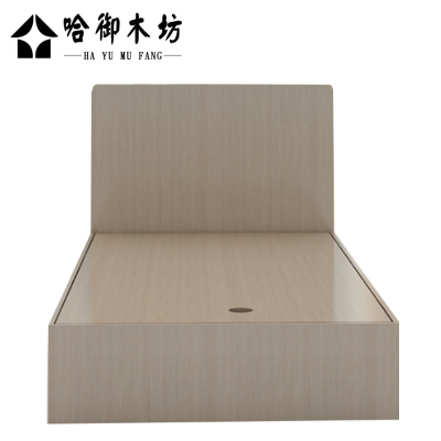 哈御木坊可定制板式高箱床带床垫1100*2000*400mm/套