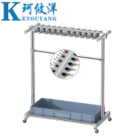 珂攸洋收纳架双排拖把架20拖48钩个