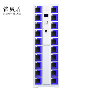 铭威盾智能手机柜存放柜充电柜存包柜储物柜20门充电透明款