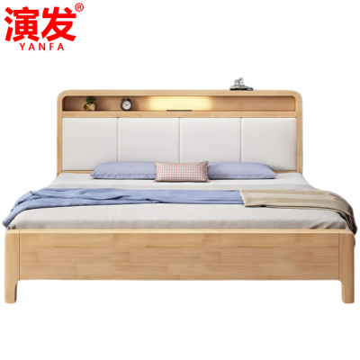 演发 木床+柜 1.5米 套