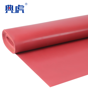 典虎 绝缘胶皮 红色8mm*1m*10m 卷