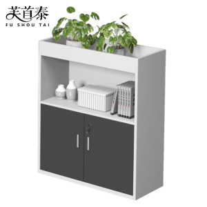 芙首泰资料存储柜镂空两门80*30*80cm台
