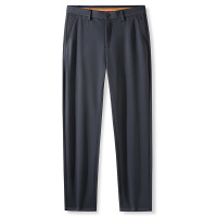 百搭秋冬新款弹力休闲裤男士直筒中腰长裤抗皱潮流男裤子