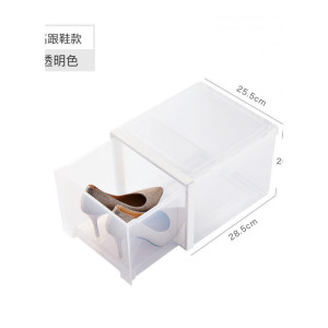家柏饰(CORATED)透明鞋盒鞋子收纳盒塑料抽屉式家用鞋柜收纳鞋子整理箱单个装