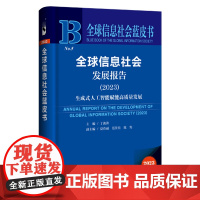 正版 全球信息社会蓝皮书NO.5 全球信息社会发展报告2023:生成式人工智能赋能高质量发展 丁波涛 主编