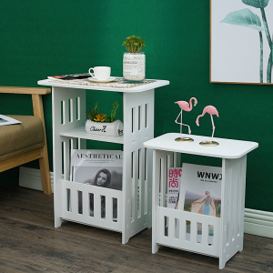 北欧茶几简约客厅小圆桌小户型阳台边几卧室床头柜简易创意方桌子