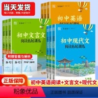 [2本]现代文阅读拓展训练+文言文阅读拓展训练 七年级/初中一年级 [正版]2024新版通城学典初中现代文文言文阅读拓展