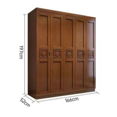 XJWT BY-YG13 中式橡胶木实木衣柜(单位:套)