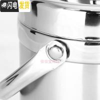 三维工匠商用餐厅大容量双层保温提锅不锈钢米饭桶饭盒酒店专用盛汤碗 1.6保温鼓型提锅(无格层)