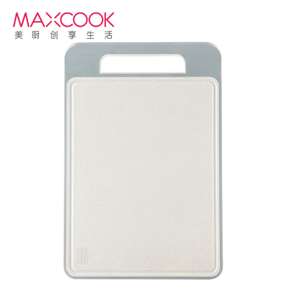 美厨(maxcook)砧板菜板案板 塑料案板切菜板 曲面谷纤维砧板 43*28.5*0.9cm MCWA970