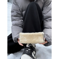 羊羔绒运动裤子女秋冬季加厚加绒东北棉裤外穿小个子防风宽松卫裤_973