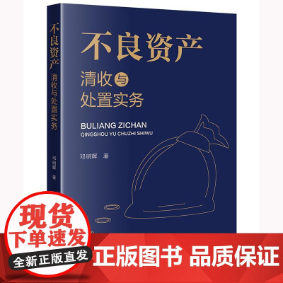 正版 不良资产清收与处置实务 邓明辉 著 法律出版社