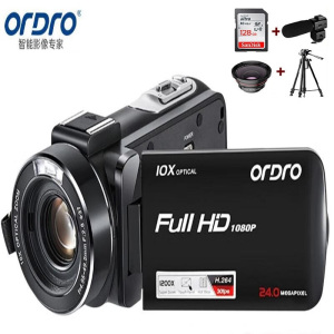 欧达(ORDRO)专业版 摄像机光学变焦录像机高清直播DV摄影机家用手持婚庆旅拍会议vlog摄录一体机 Z82