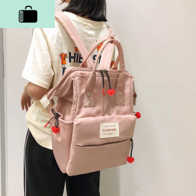 ins风书包女学生韩版初中高中网红校园原宿背包百搭大容量双肩包NEW LAKE