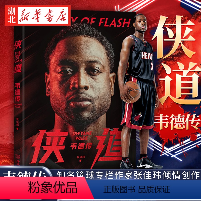 [正版]侠道 韦德传 知名篮球专栏作家张佳玮倾情创作 闪电侠韦德新