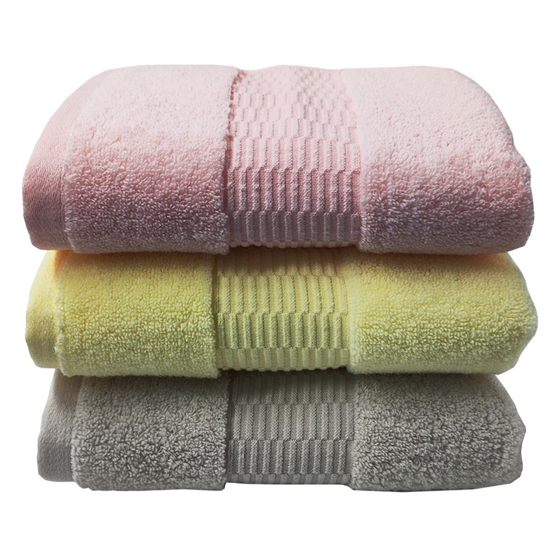 踏绮 舒肤无捻面巾两条装 34*80cm 盒