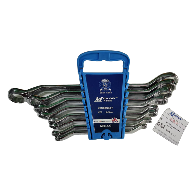 塑架套装公制精抛光梅花扳手8PCS