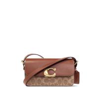 COACH/蔻驰女士涂层帆布标志性肩背包潮流百搭配饰日常通勤手提斜
