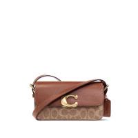COACH/蔻驰女士涂层帆布标志性肩背包潮流百搭配饰日常通勤手提斜